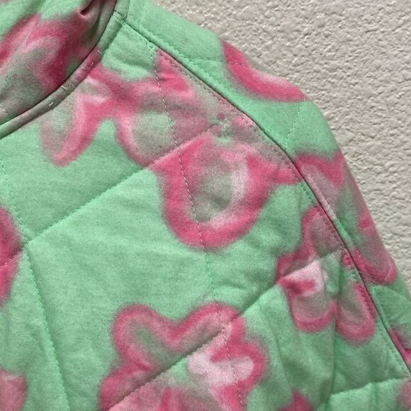 Wild Fable Quilted Floral Print Hooded Puffer Jacket Large - Picture 4 of 6